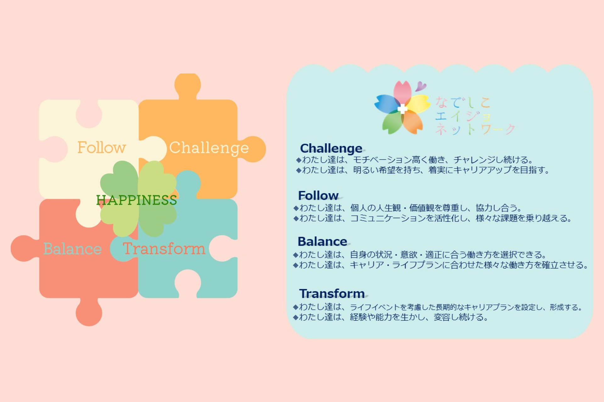 FOR WOMAN　女性活躍推進